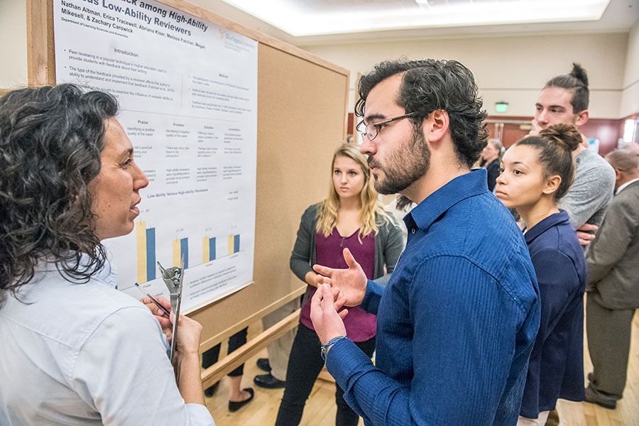 Presenting research posters